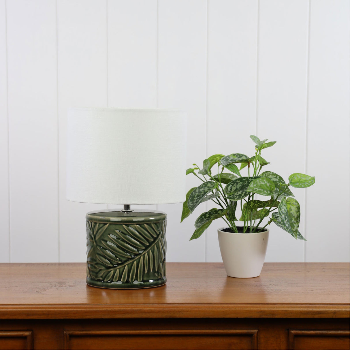 Oriel KAI Ceramic Table Lamp with Shade