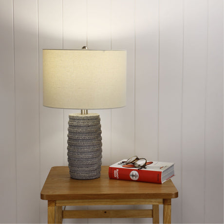 Oriel STRATA Complete Table Lamp