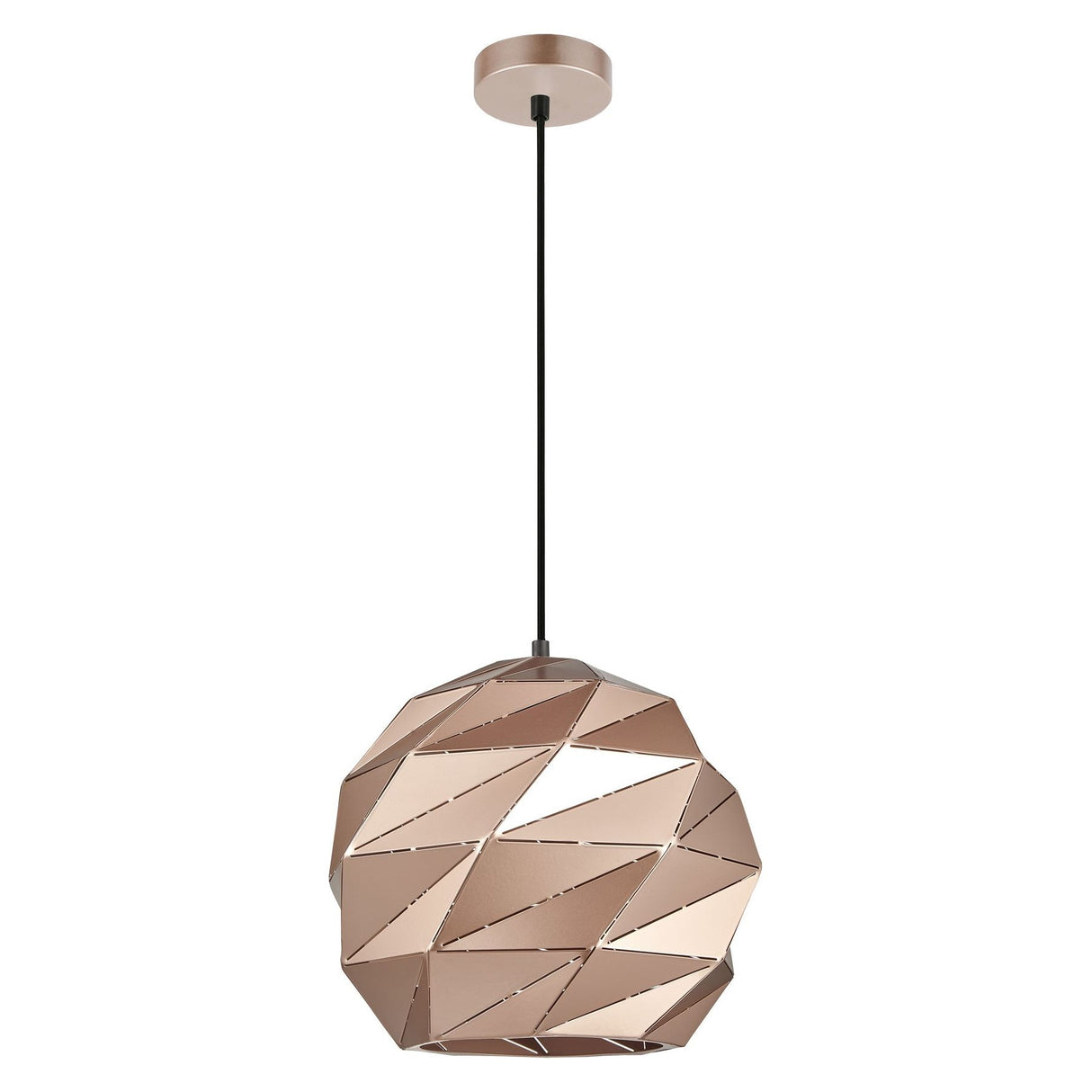 CLA ORIGAMI Interior Dome Carved Iron Pendant Lights