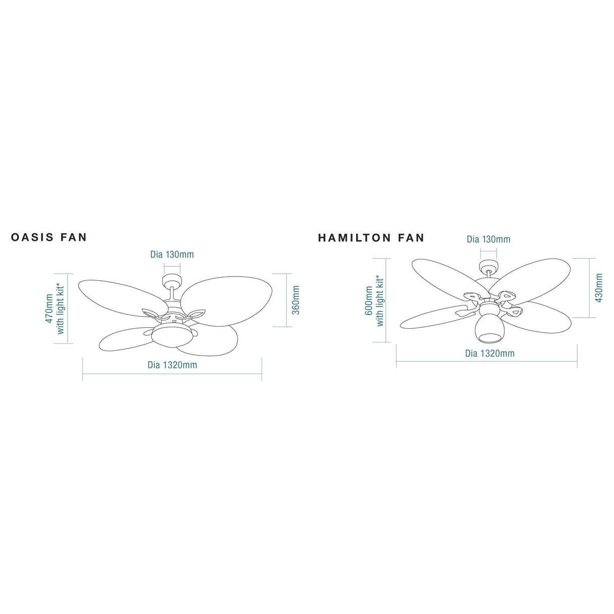 Martec Hamilton 52″ Ceiling Fan