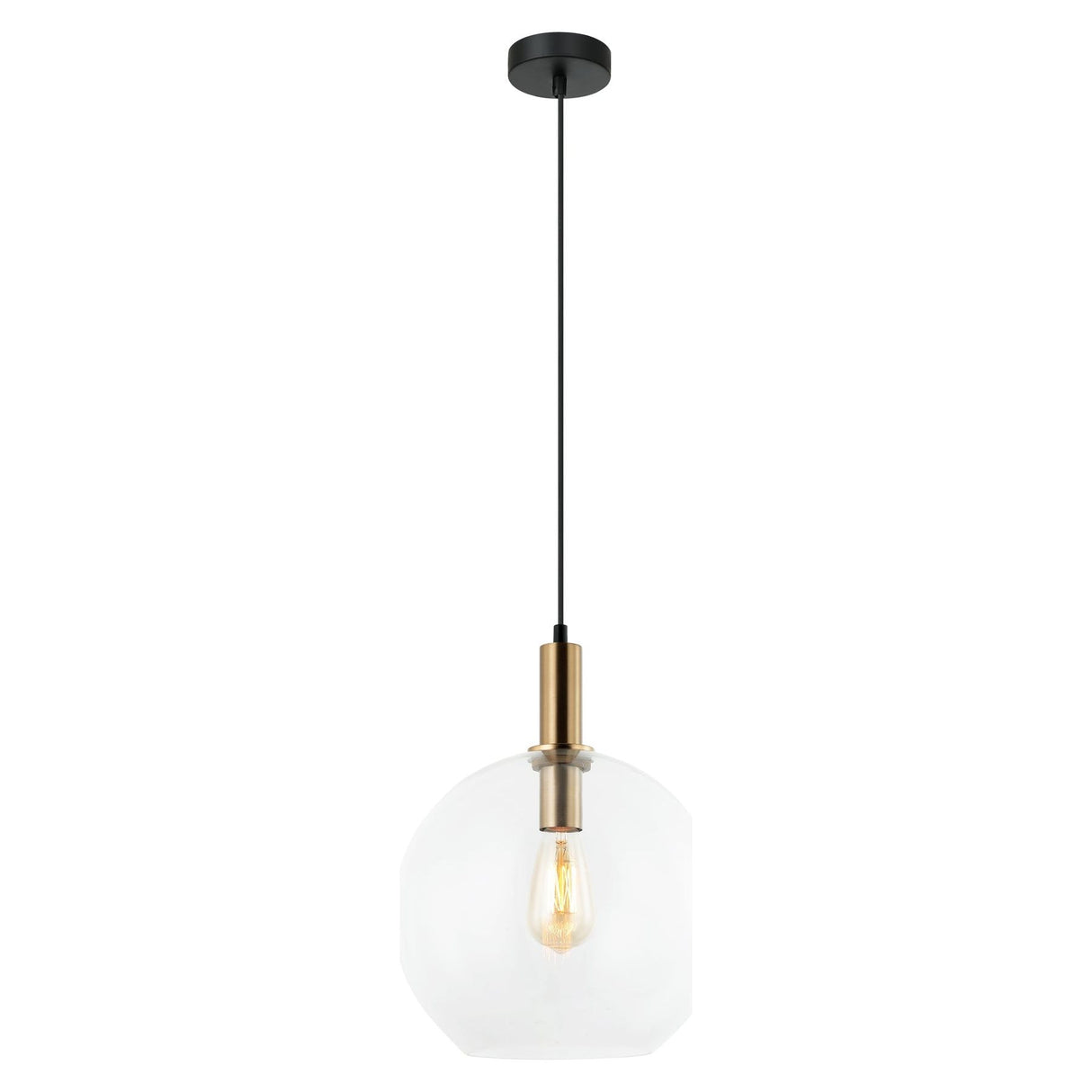 CLA PATERA Interior Glass with Extended Bronze Highlight Pendant Lights