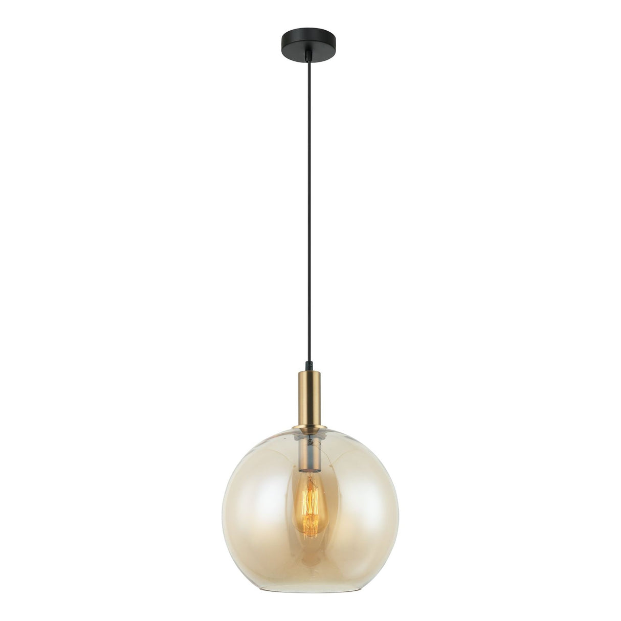 CLA PATERA Interior Glass with Extended Bronze Highlight Pendant Lights