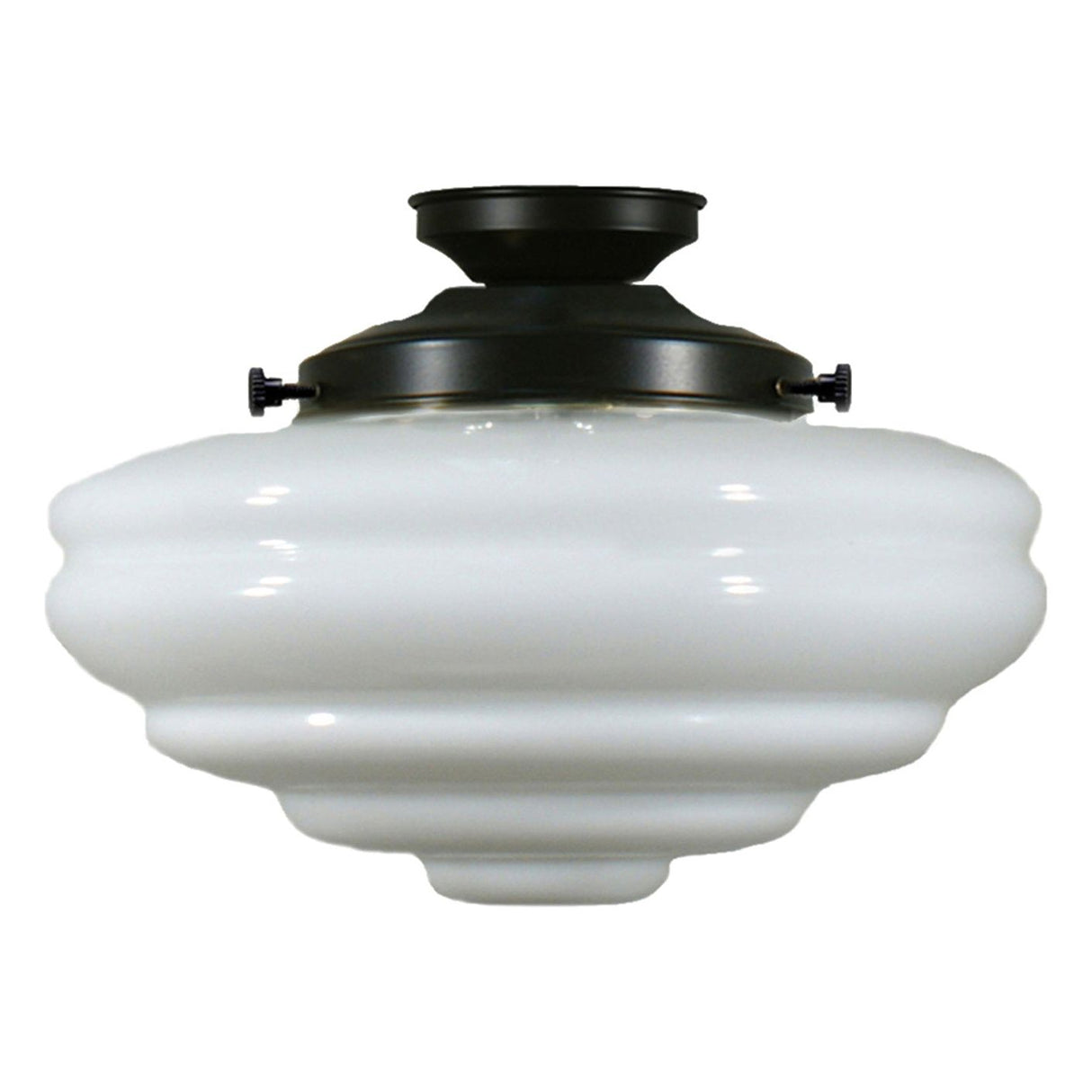 Lighting Inspiration Chateau Opal Batten Fix Light Patina Black