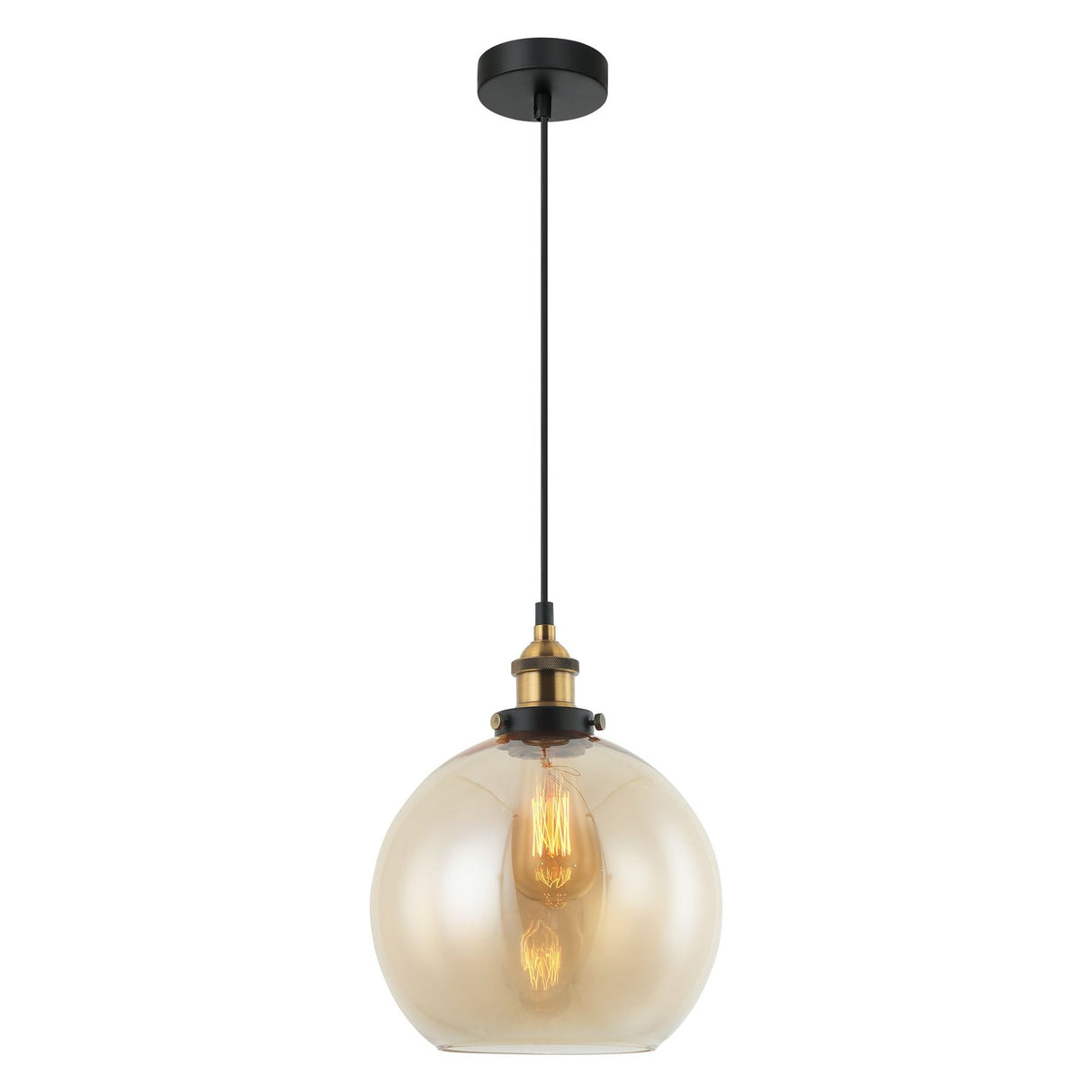 CLA PESINI Interior Wine Glass with Antique Brass/ Chrome Highlight Pendant Lights