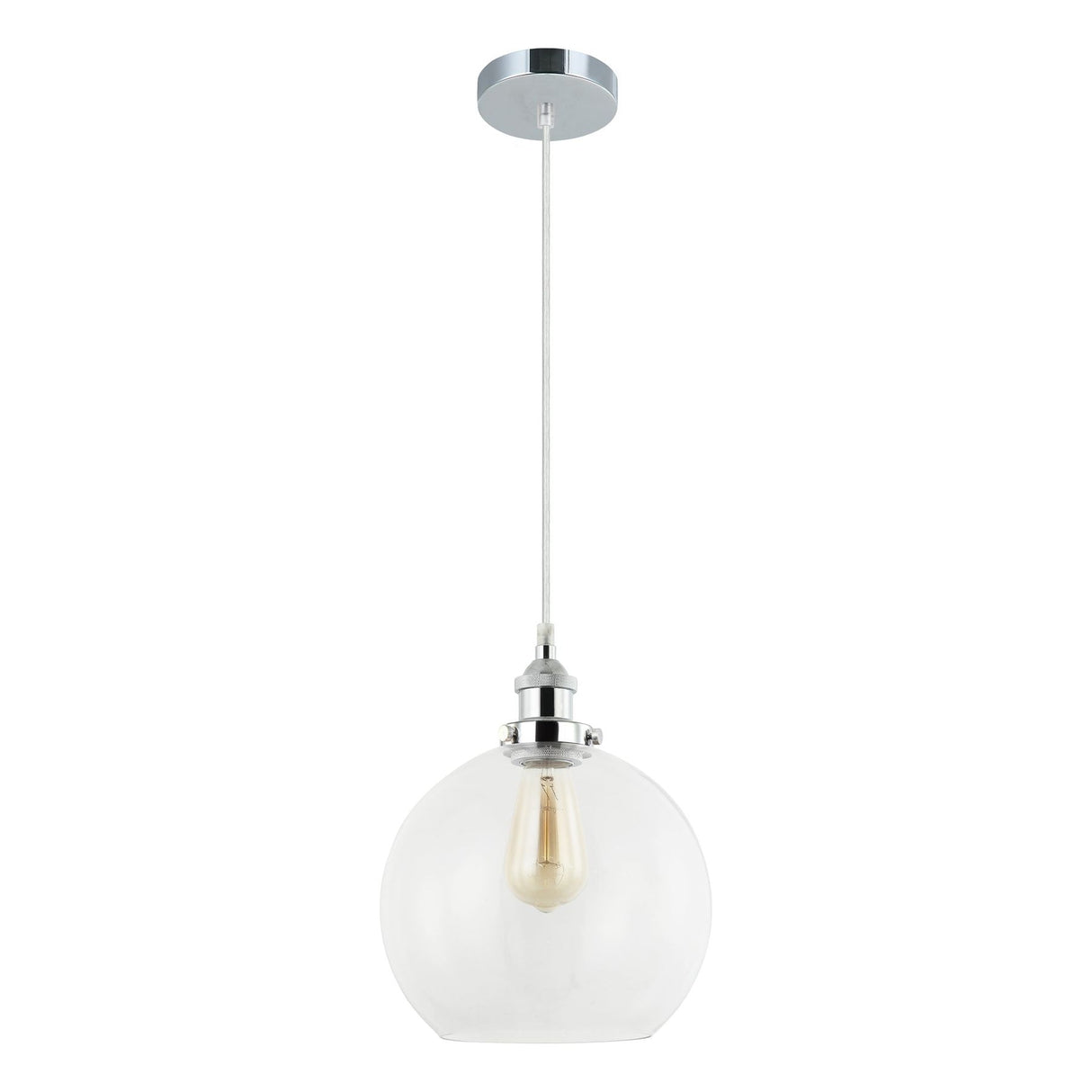 CLA PESINI Interior Wine Glass with Antique Brass/ Chrome Highlight Pendant Lights