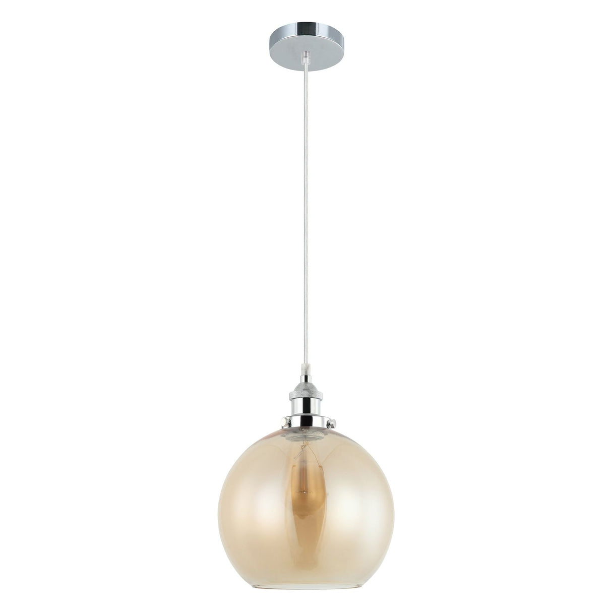 CLA PESINI Interior Wine Glass with Antique Brass/ Chrome Highlight Pendant Lights