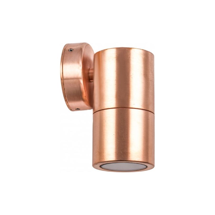 CLA Gu10 Exterior Wall Pillar Lights Copper IP65