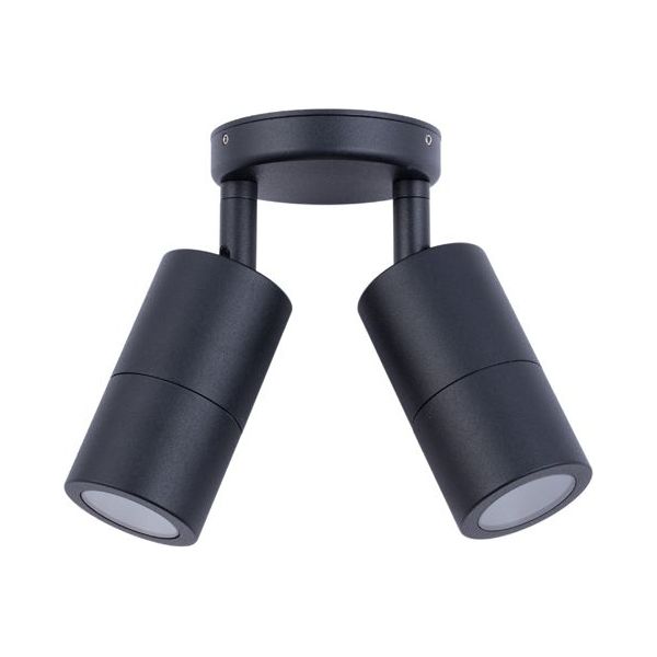 CLA Gu10 Double Adjustable Exterior Wall Pillar Lights