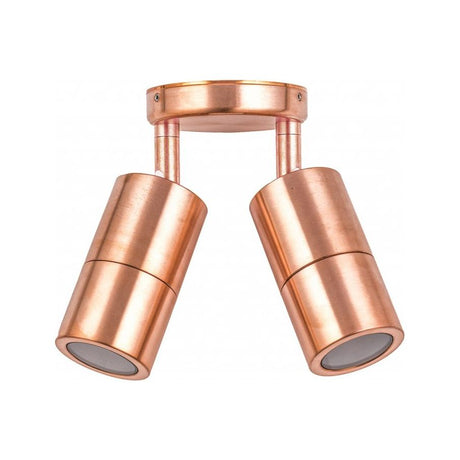 CLA Gu10 Exterior Wall Pillar Lights Copper IP65