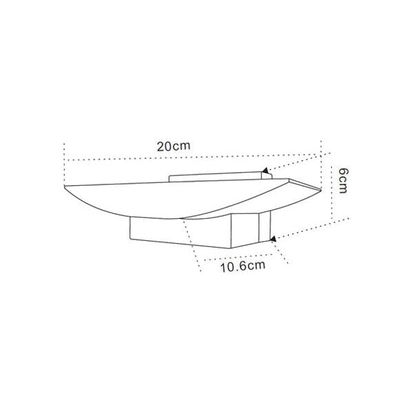 CLA City Phoenix LED Interior Surface Mounted Wall Light