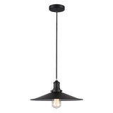 CLA Piatto Black Iron Coolie Pendant