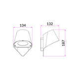 CLA Pil Exterior Surface Mounted Wall Lights