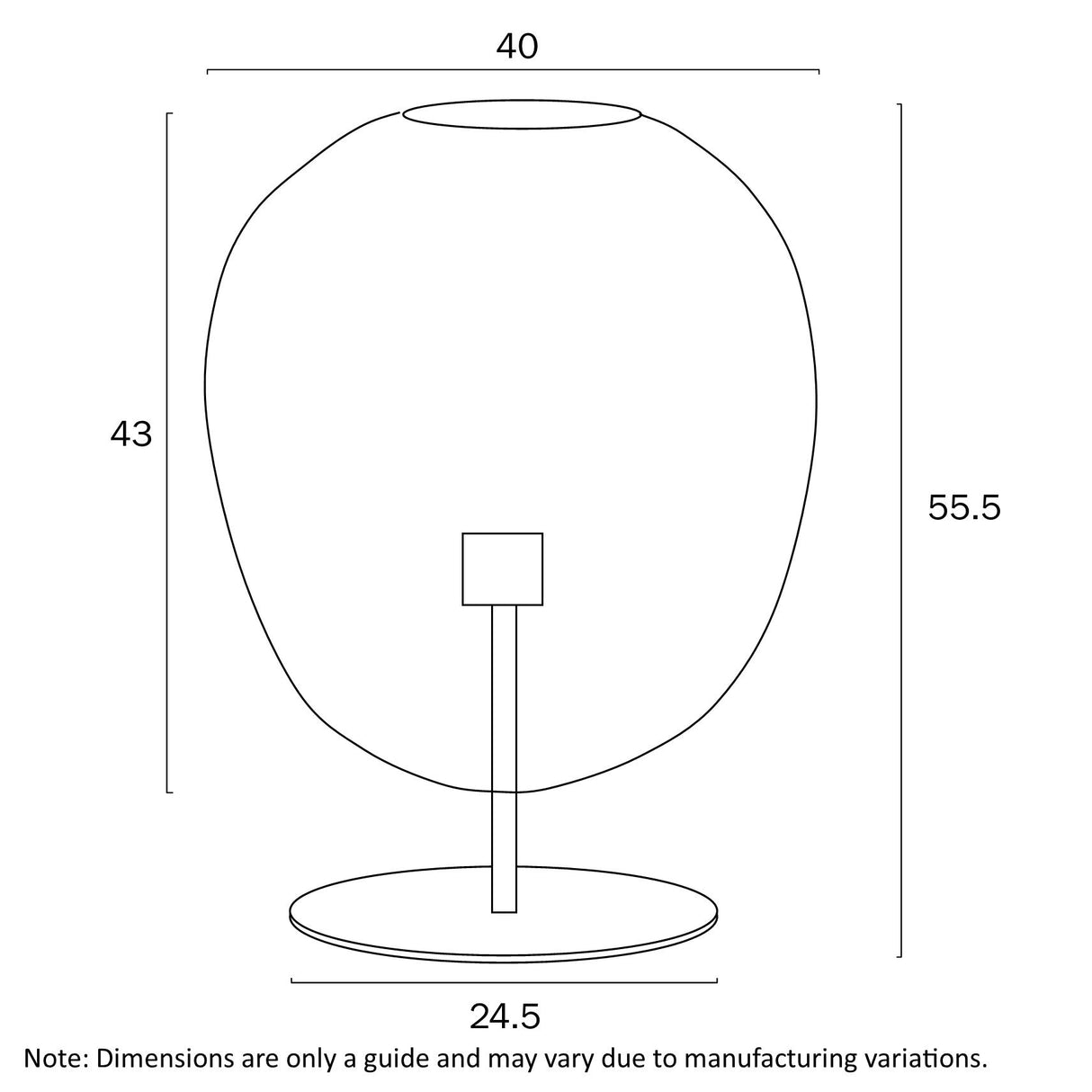 Telbix Rana 40 Table Lamp