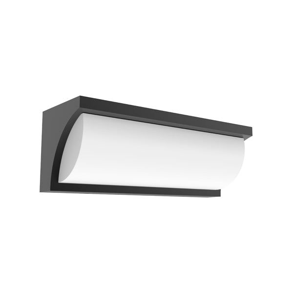 CLA REPISA Exterior LED Surface Mounted Curved Wedge Wall Lights