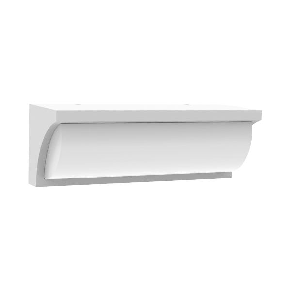 CLA REPISA Exterior LED Surface Mounted Curved Wedge Wall Lights