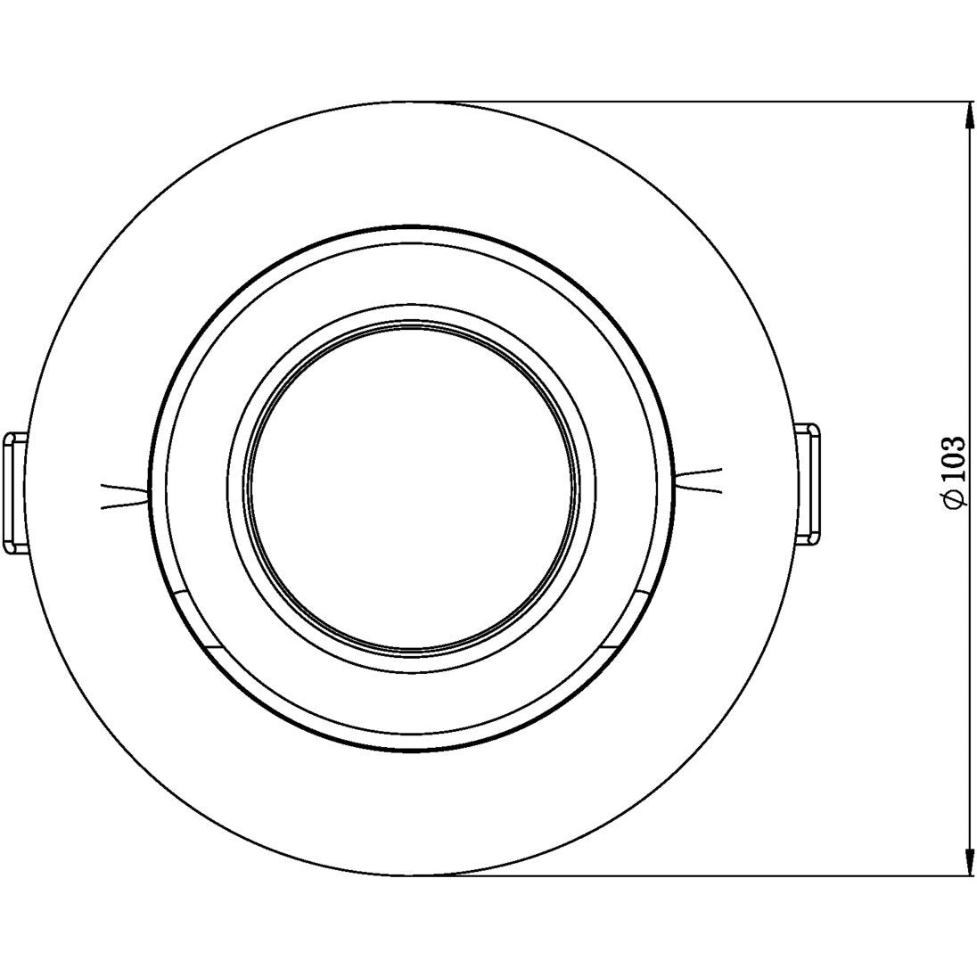 SAL ECOSTAR II GIMBAL S9146TC2 10W Dimmable Gimbal LED Downlight