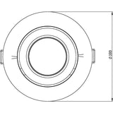 SAL ECOSTAR II GIMBAL S9146TC2 10W Dimmable Gimbal LED Downlight