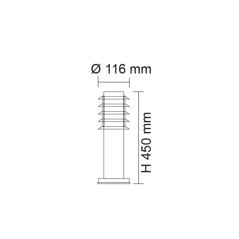 SAL EXTERIOR LED POST LIGHT MURRAY I SE7017