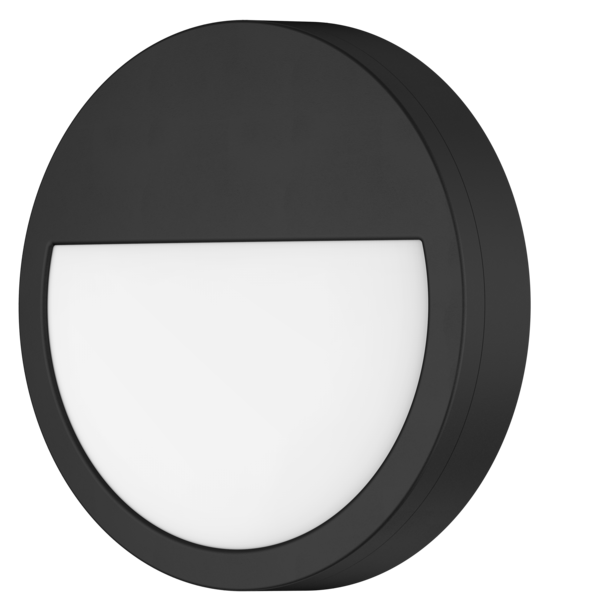 SAL COOPER III SE7192TC/BK 18W Round Profile IP65 LED Wall Light