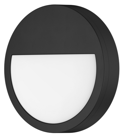 SAL COOPER III SE7192TC/BK 18W Round Profile IP65 LED Wall Light