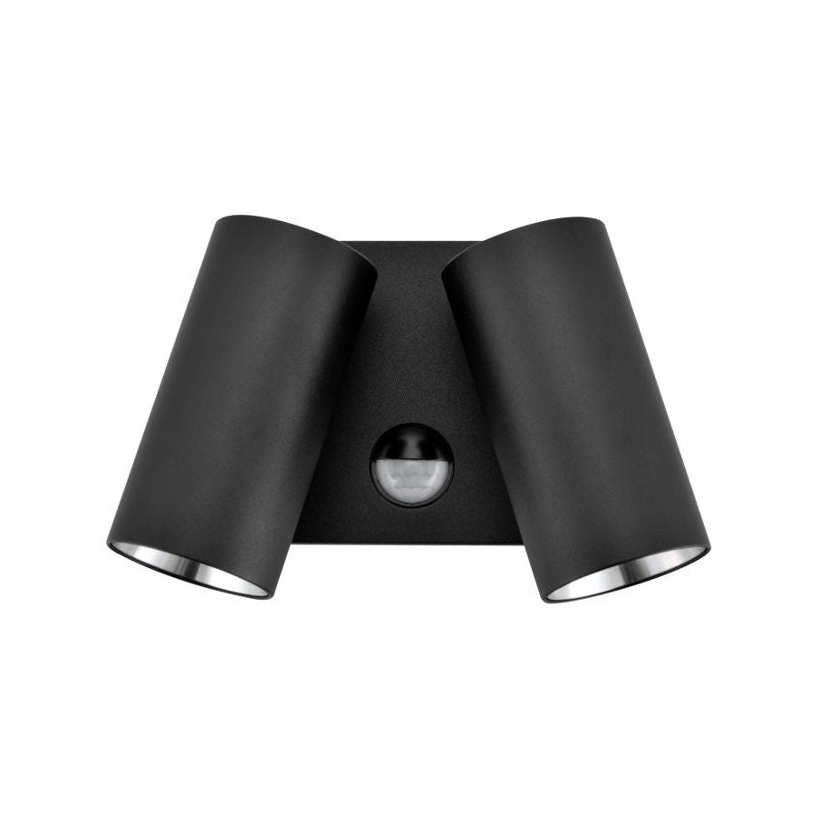 CLA SEC Exterior LED Tri-CCT Double Adjustable Sensor Wall Pillar Lights