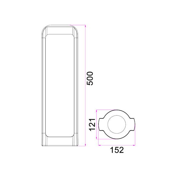 CLA SEKER Exterior LED Bollard Lights IP65