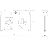 SAL EMERGENCY EXIT SELK1500EX3 24 Metre Viewing