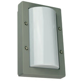 Oriel Lighting Senza Mini Plain Silver Bulkhead