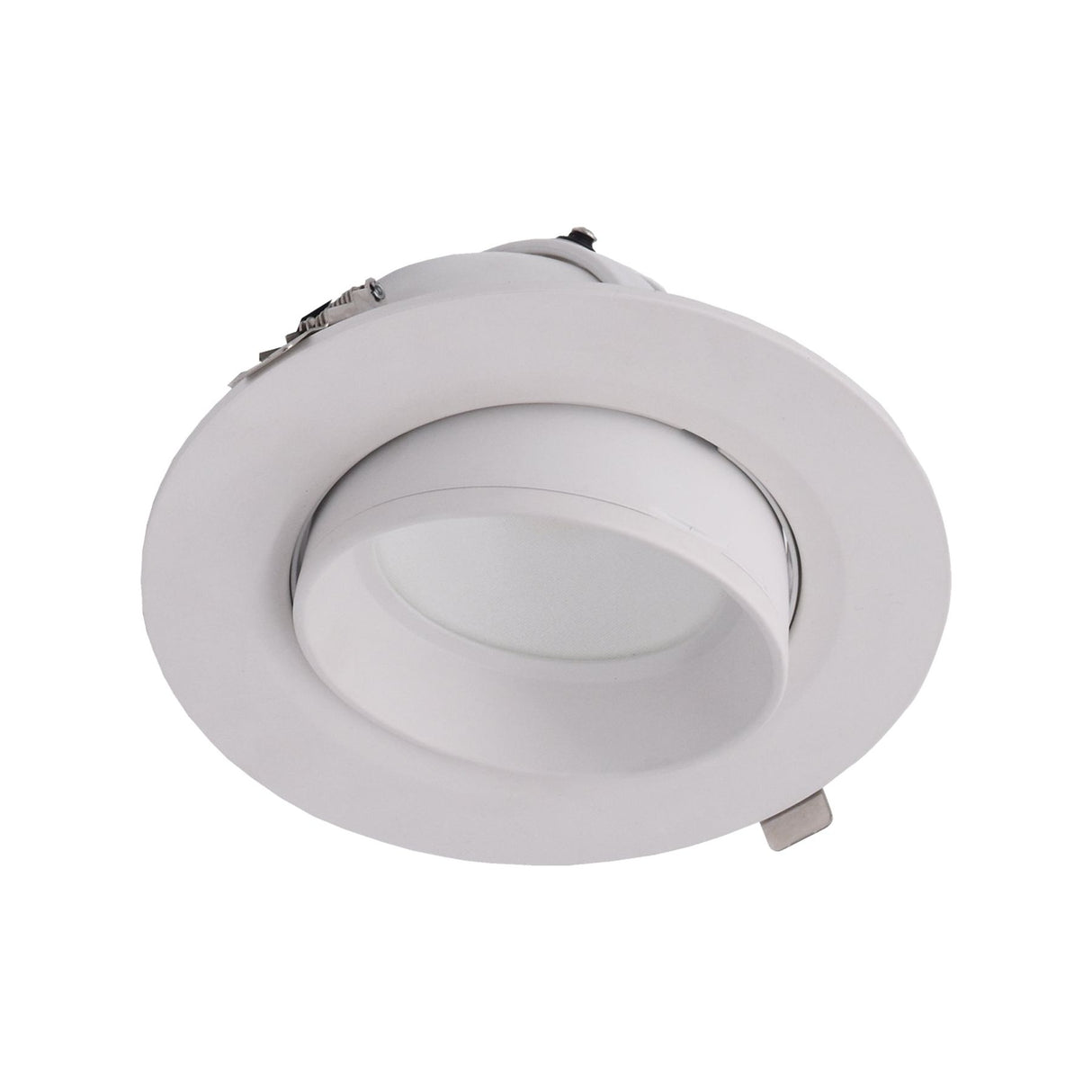 CLA LED Dual Power 28W / 38W Tri-CCT Gimbal White Recessed Shop Lighter