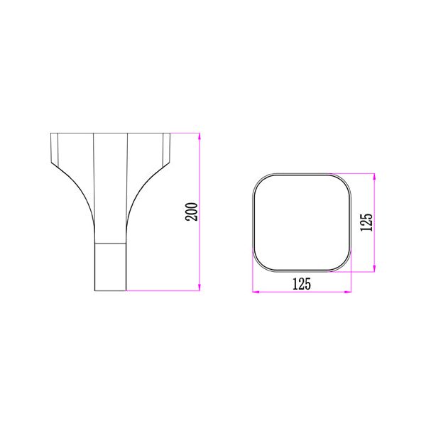 CLA Shu Exterior LED Surface Mounted Wall light