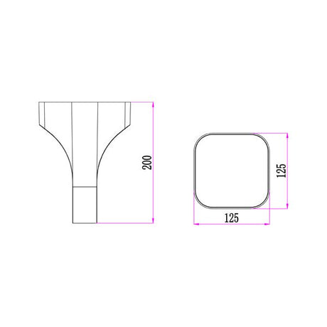 CLA Shu Exterior LED Surface Mounted Wall light