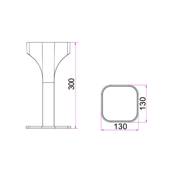 CLA Shu Exterior LED Bollard Lights