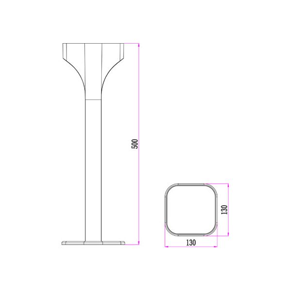 CLA Shu Exterior LED Bollard Lights