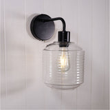 Oriel MARCONI WALL Clear Glass Wall Sconce