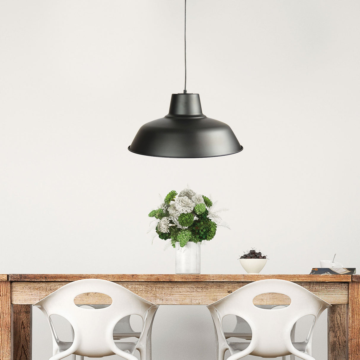 Oriel Lighting Forge 430 Single Pendant Black