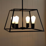 Oriel Lighting Southport.48 4 Light Pendant Black