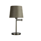 Oriel Lighting Kingston Swing Arm Table Lamp Base Ant Brass