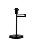 Oriel Lighting Kingston Swing Arm Table Lamp Base Black