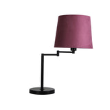 Oriel Lighting Kingston Swing Arm Table Lamp Base Black