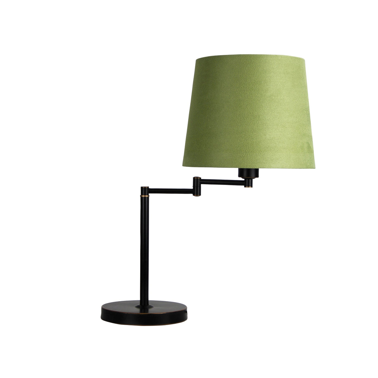 Oriel Lighting Kingston Swing Arm Table Lamp Base Rubbed Bronze