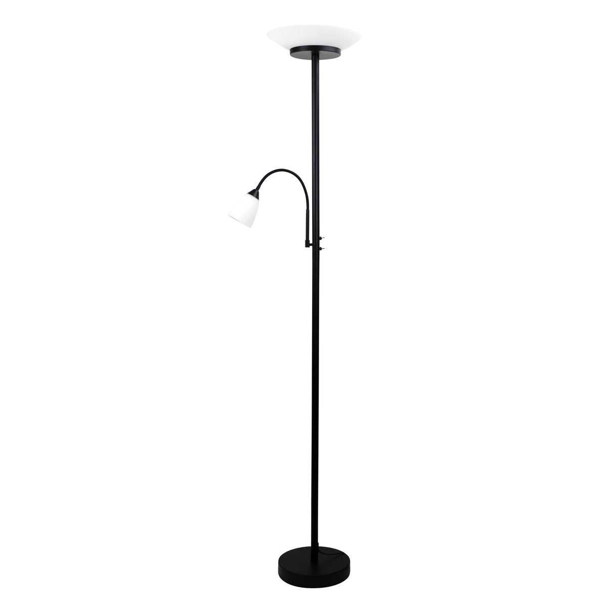 Oriel Lighting Siena Floor Lamp Black