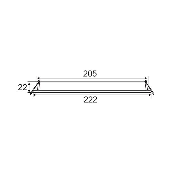 CLA LED Dimmable Ultra Slim Tri-CCT Recessed Downlights Round