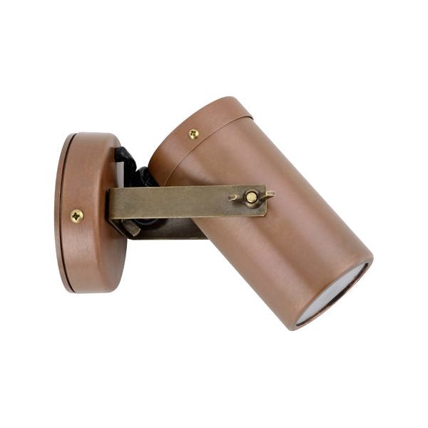 CLA Gu10/Mr16 Exterior Copper Wall Spot Lights