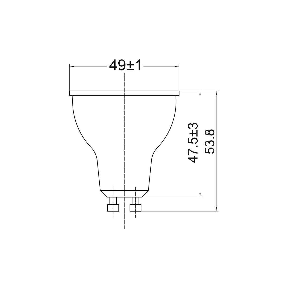 CLA SMTGU10 LED Smart Dimmable RGB+Tri-CCT GU10 Globe