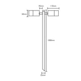 CLA SPM MR16 Exterior Spike Lights IP65