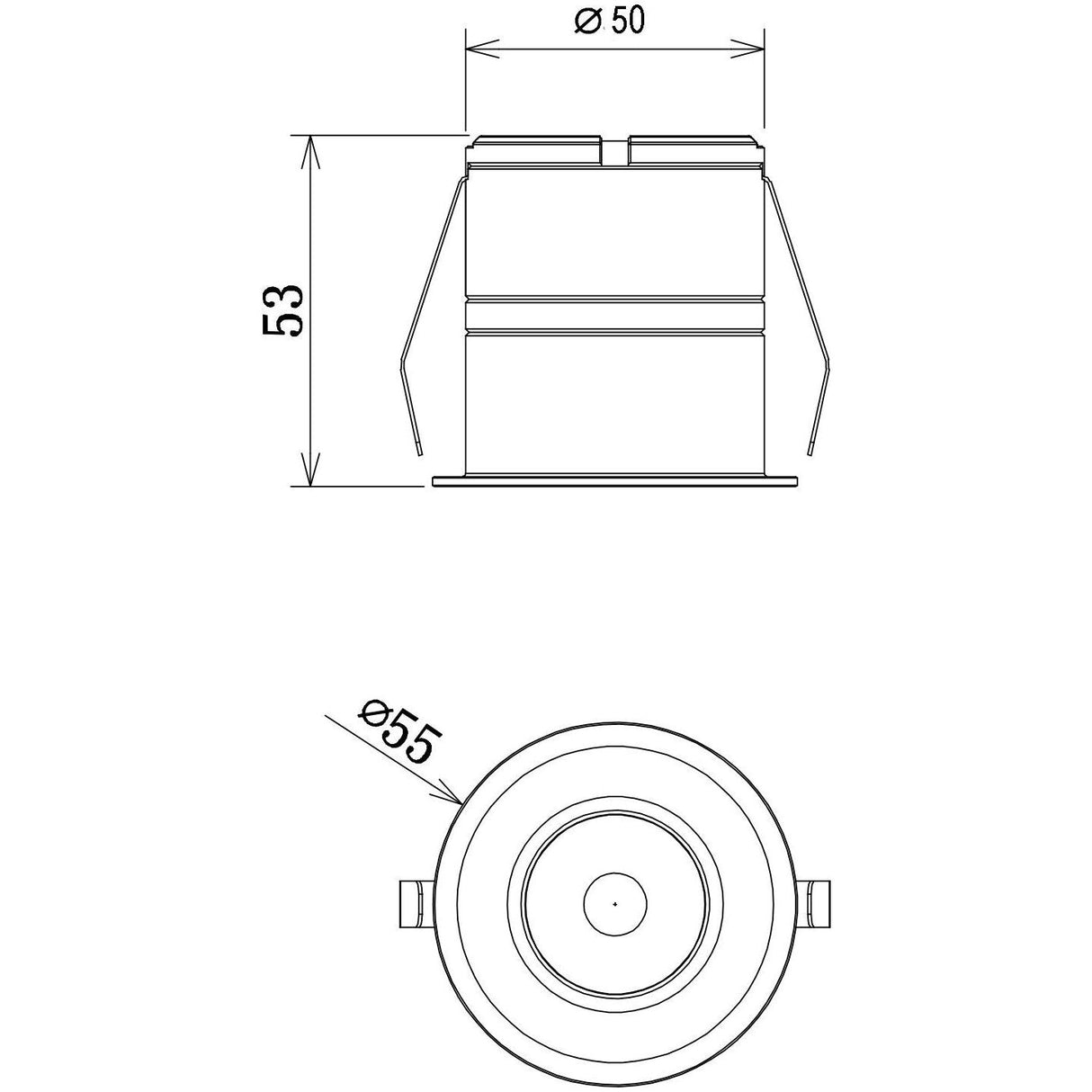 SAL Star Spot II S9363 7W IP54 LED downlight