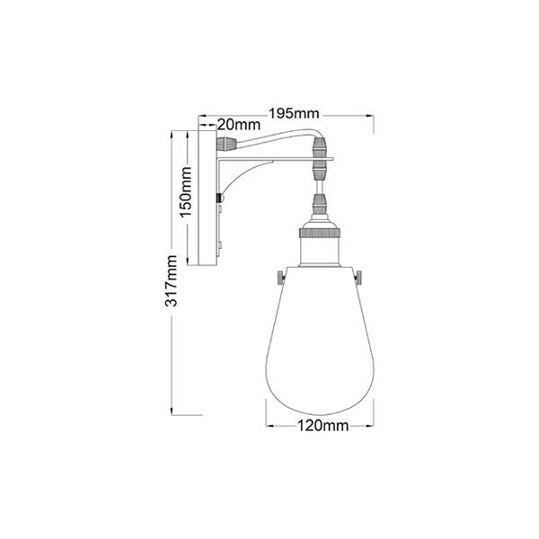 CLA Strung Interior Surface Mounted Wall Lamp