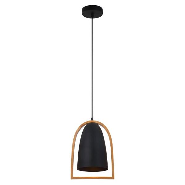 CLA Swing Ellipse Wood Frame Pendant Light