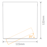 Domus NEO-20 Round 20W Surface Mount Tiltable LED Dimmable IP20 Downlight Black