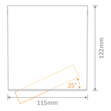 Domus NEO-20 Round 20W Surface Mount Tiltable LED Dimmable IP20 Downlight White